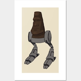 Easter Island Bot Posters and Art